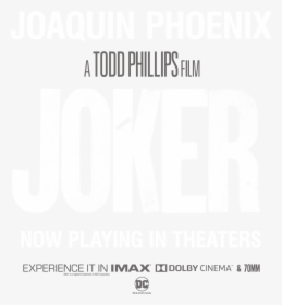 Joker 2019 Village Cinemas, HD Png Download, Free Download