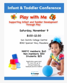 Infant Toddler Conference: Play With Me!, HD Png Download, Free Download