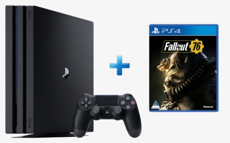 Playstation4 Pro 1tb And Fallout - Fallout 76 Ps4 Pro, HD Png Download, Free Download