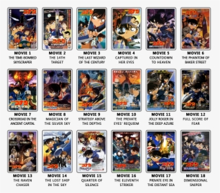 Detective Conan All Movies, HD Png Download, Free Download