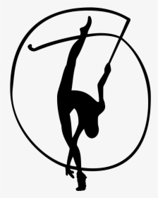 Rhythmic Gymnastics Drawing, HD Png Download, Free Download
