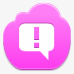 Message Attention Icon - Attention Violet, HD Png Download, Free Download