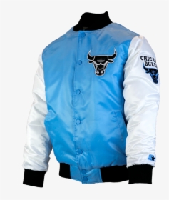 Chicago Bulls Starter Jackets "tobacco Road - Chicago Bulls Starter Jacket Blue, HD Png Download, Free Download