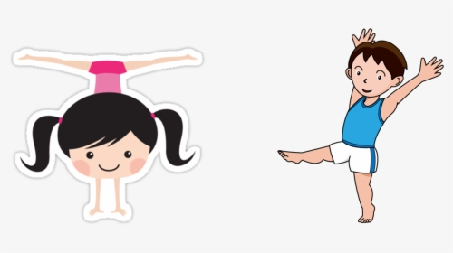 Gymnastics - Girl Gymnastic Clip Art, HD Png Download, Free Download