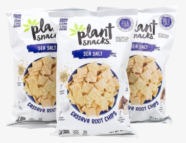 6 - Plant Snacks Cassava Root Chips Sea Salt, HD Png Download, Free Download
