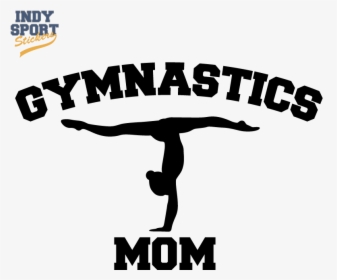Clip Art Mom With Silhouette Gymnast - Hockey Puck Silhouette, HD Png Download, Free Download