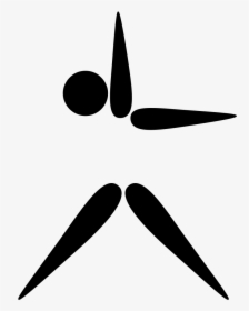Gymnastics Svg Pictogram - Gymnastics, HD Png Download, Free Download