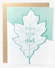 Oak Leaf Dad Card - Motif, HD Png Download, Free Download