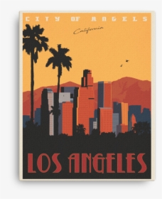 Los Angeles Travel Poster, HD Png Download, Free Download