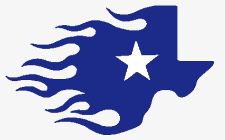 Blue Texas Star Flame Reverse 4 X 2 1/2 - Emblem, HD Png Download, Free Download