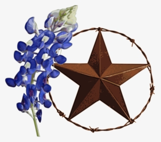 Texas Star With Bluebonnet - Good Morning Vietnam Logo, HD Png Download, Free Download