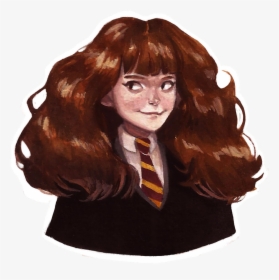 Hermione Granger Ron Weasley Emma Watson Harry Potter - Girl, HD Png Download, Free Download