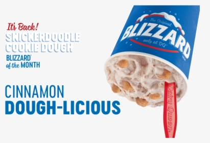 It"s Back Snickerdoodle Cookie Dough Blizzard Of The - Food, HD Png Download, Free Download
