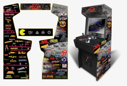 Rock N Roll Arcade - Retro Arcade Machine Graphics, HD Png Download, Free Download
