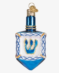Glass Hanukkah Ornaments - Glass Bottle, HD Png Download, Free Download