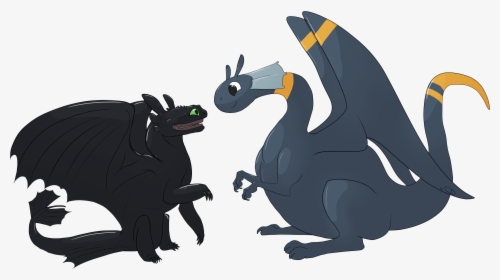 Toothless And Masotan - Illustration, HD Png Download, Free Download