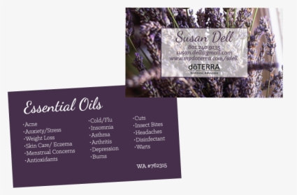 Business Card Ideas Essential Oils, HD Png Download, Free Download