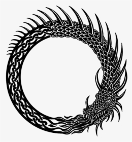 Dragon Png Circle - Midgard Serpent, Transparent Png, Free Download