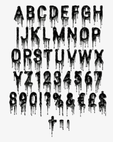 Dark Letter Fonts, HD Png Download, Free Download