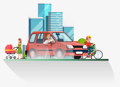 Bad Air Pollution - City Car, HD Png Download, Free Download
