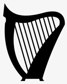 Vector Graphics Clip Art Celtic Harp Portable Network - Irish Harp Clip Art, HD Png Download, Free Download