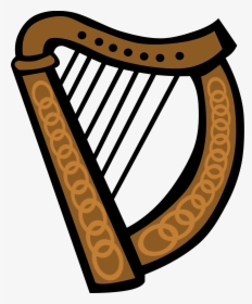 Celtic Harp Clip Arts - Irish Harp Clipart, HD Png Download, Free Download