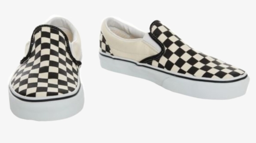 #checkered Vans Slip On #png #aesthetictumblr #freetoedit - Checkered Vans Transparent Background, Png Download, Free Download