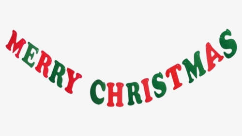 Merry Christmas Banner Png Clipart - Christmas Decoration, Transparent Png, Free Download