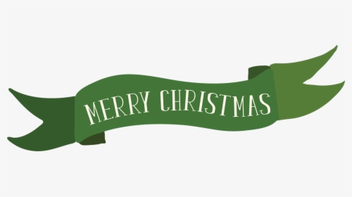 Merry Christmas Banner Svg Cut File - Merry Christmas Banner Green, HD Png Download, Free Download