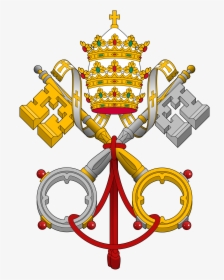 And City Coat Pope Holy Of Arms Clipart - Vatican City, HD Png Download, Free Download