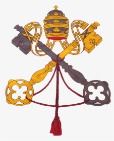 Emblem Of The Vatican City - Vatican Coat Of Arms Png, Transparent Png, Free Download