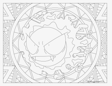 Pokemon Colouring Pages For Adult , Png Download - Gyarados Pokemon Coloring Pages, Transparent Png, Free Download