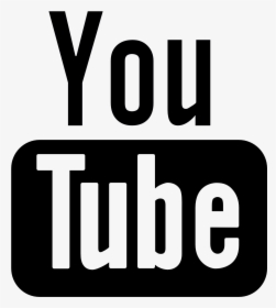 Youtube Play Button Transparent Png - Youtube Black And White Icon, Png Download, Free Download