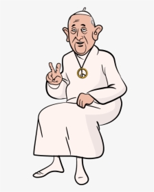 Frank The Hippie Pope Transparency - Frank Hippie Pope, HD Png Download, Free Download