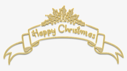 Christmas, Banner, Poster, New Year"s Eve, Gold, Golden - Emblem, HD Png Download, Free Download