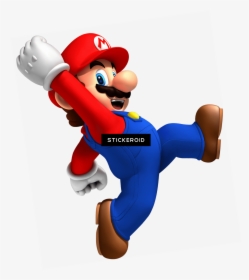 Mario Running Png - New Super Mario Bros Wii Mario, Transparent Png, Free Download