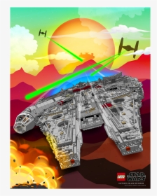 Lego Millennium Falcon Posters, HD Png Download, Free Download