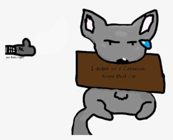 Catmoon And Doggo - Cartoon, HD Png Download, Free Download