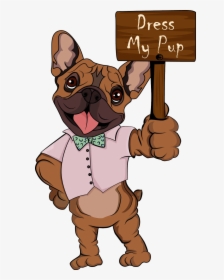 Pug Clipart Doggo - French Bulldog, HD Png Download, Free Download