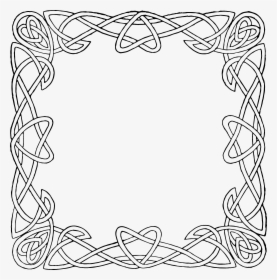 Clip Free Stock Celtic Drawing Floral - Celtic Design Border Png, Transparent Png, Free Download