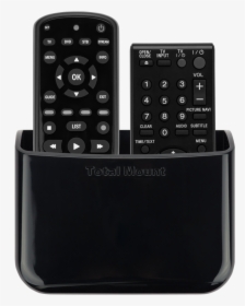 Uni Rh Black Double 1 Pack Transparent - Apple Tv Remote Wall Mount, HD Png Download, Free Download