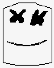 Marshmello Pixel Black Cat Png - King Boo Sprite Png, Transparent Png, Free Download
