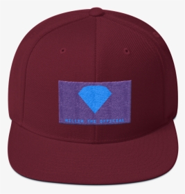 Blue Diamond Purple Banner Miller The Official Snapback - Baseball Cap, HD Png Download, Free Download