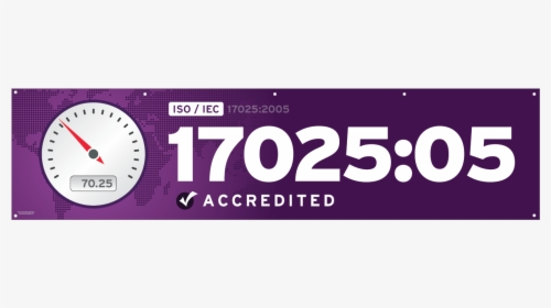 Iso 17025 2005 Banner - Gauge, HD Png Download, Free Download