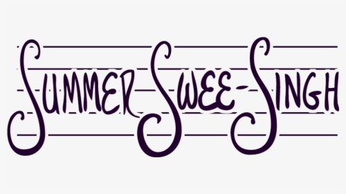Summer Swee-singh - Calligraphy, HD Png Download, Free Download