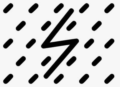 Rain Rainfall Lightning Thunder Raining Weather - Rainy Icon Png Material, Transparent Png, Free Download