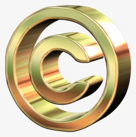 Gold Copyright Logo Png - Gold Copyright Logo Transparent, Png Download, Free Download