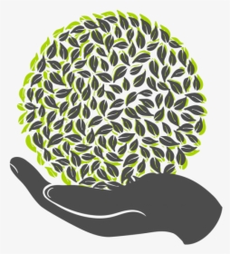 Tree In Hands Logo Vector Png - Abstract Painting Tree Drawing, Transparent Png, Free Download