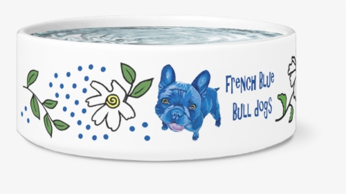 Neptune And Daisy Dog Bowl , Png Download - French Bulldog, Transparent Png, Free Download