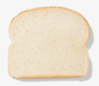 White Loaf - Bread Transparent One Slice, HD Png Download, Free Download